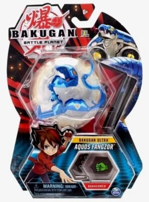 BAKUGAN Battle Planet Brawlers ⭐ ULTRA AQUOS FANGZOR Bakucores ~ New & Sealed - Image 1 of 4