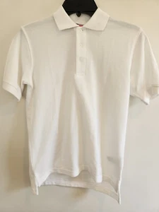 French Toast Boys Size L 10/12 School Uniform Short Sleeve Stretch Polo Shirt - Picture 1 of 4