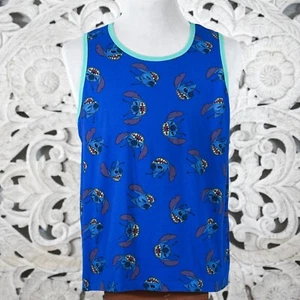 Disney Lilo & Stitch Boys' Blue Tank Top – Size L - Picture 1 of 6