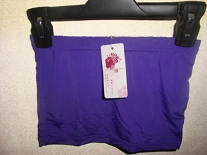 Exotic Dancer Sexy Lingerie Club wear Micro Mini Skirt Semi See Thru Purple - Picture 1 of 1