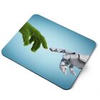 Mouse Mat Pad - Nature Technology Eco Green Laptop PC Desk Office #2394