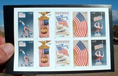'10' FLAG STAMPS FM Old Glory BOOK 2003 Prestige Booklet MNH 20 -37 cents USPS - Image 1 of 2