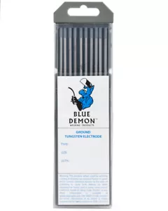 EWCe-2 x 1/16 Tungsten Electrodes Gray 2% Ceriated 10 Pack Blue Demon - Picture 1 of 4