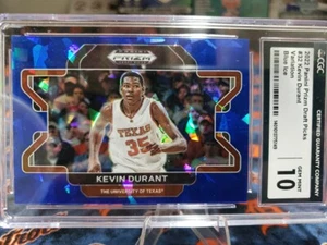 Kevin Durant 2022-23 Prizm Draft Variation #32 Blue Ice /99 CGC 10 - Picture 1 of 7