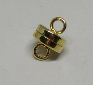 10pc Heavy-Duty Strength Gold Magnetic Clasps; 8x4mm;  Will Not Lose Jewelry!! - Picture 1 of 2