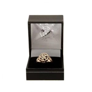 Rangers FC 9ct Gold Crest Ring X Small - O Size - Brand New Official Merchandise - Picture 1 of 4