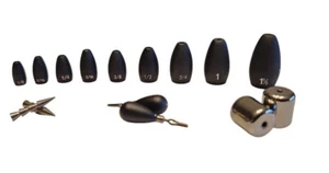 99 Tungsten Weight Package - Flipping - Tear Drop Line Grip - Nail - Barrel - Picture 1 of 1