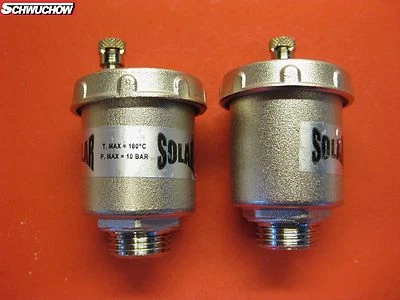 2 Stück Solarentlüfter Solar Entlüfter 1/2" Schnellentlüfter 10bar 180°C  - Bild 1 von 3