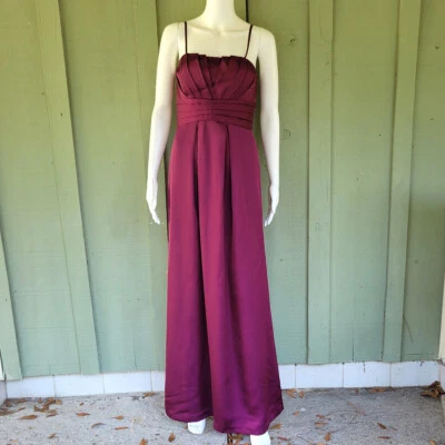 NUEVO CON ETIQUETAS MAX & CLEO Vino Vestido de Noche Sin Tirantes Vestido Formal 2 Foto 1 de 4