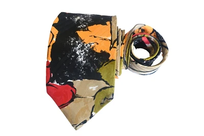 PAPILLON CORBATA HOMBRE BEIGE, ROJO, AMARILLO/FLORAL Ancho: 3.75" Largo: 57" Foto 1 de 3