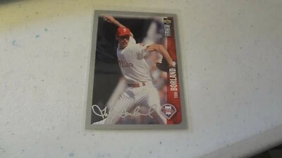 1995 UPPER DECK COLLECTOR'S CHOICE #667 SPECIAL EDITION TOBY BORLANDSILVER SIGT - Image 1 of 2