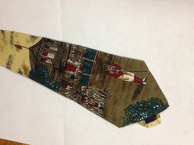 Mens Golfers SILK Tie Necktie J.T. BECKETT (11837) — 第 1/2 张图片