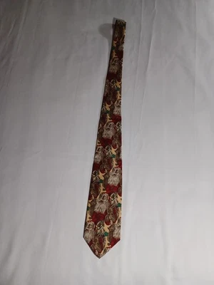 Corbata Robert Talbott Para Hombre Talla Única Rojo Papá Noel Oso de Peluche Seda Nordstrom Navidad Foto 1 de 4