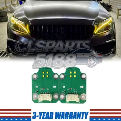 TABLERO DE LUZ DE CIRCULACIÓN DIURNA AMARILLO para Mercedes BENZ S63 AMG S65 AMG 2015-2019 Foto 1 de 2