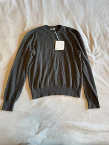 The Row Benji Cashmere Sweater Grey Womens Size US M MSRP $1,290 NWT - Picture 1 of 6