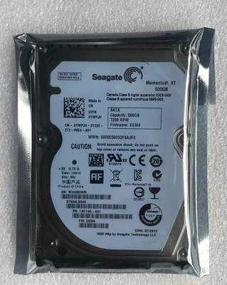 For Seagate ST500LX003 500GB Hybrid SSHD 2.5" 32 MB SSD 8GB SATA 6Gb/s 7200 RPM - Image 1 of 3