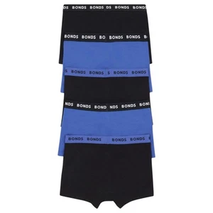 20 X Bonds Mens Everyday Trunks Underwear Black/ Blue Undies - Picture 1 of 10