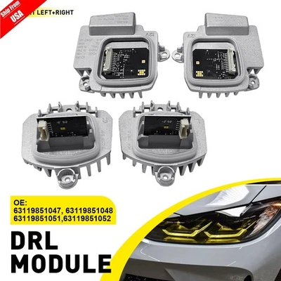 4pcs LED DRL Headlight Control Modules For G80 M3 G82 G83 M4 2021 2022 2023 2024 - Image 1 of 4