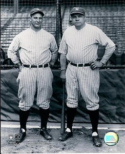 Babe Ruth and Lou Gehrig - New York Yankees 8" x 10" Photo - Picture 1 of 1