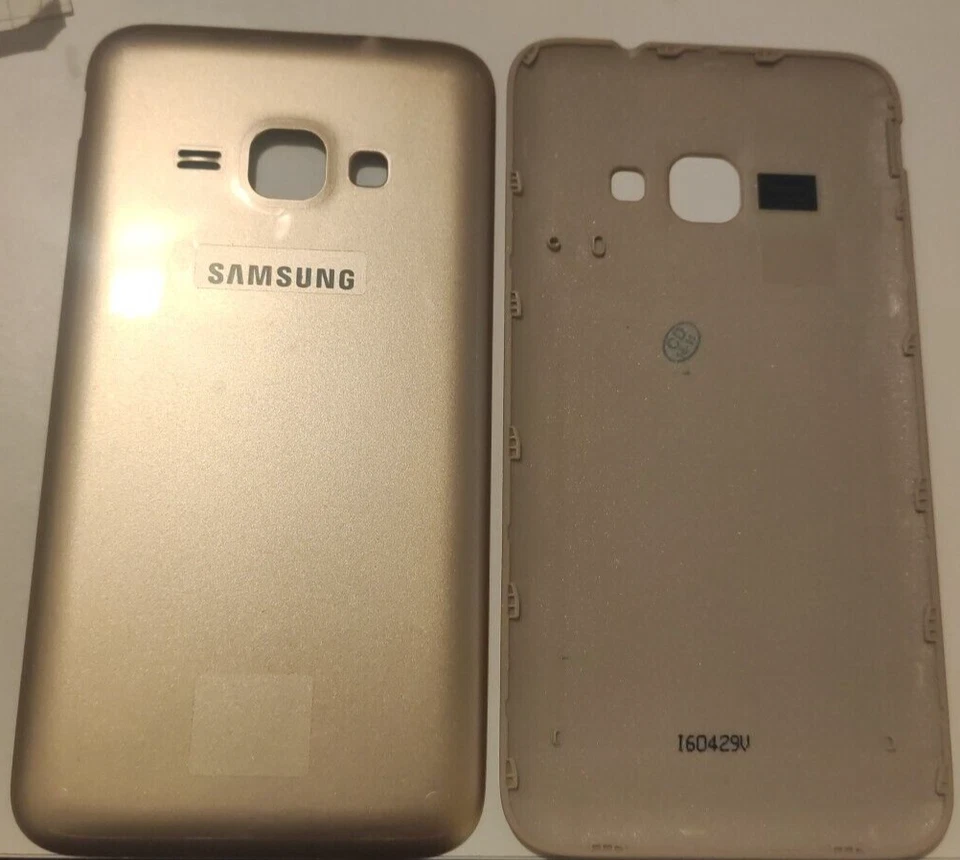 SCOCCA POSTERIORE 100% ORIGINALE SAMSUNG J1 2016 J120F  BACK COVER GOLD ORO j120 - Immagine 1 di 1