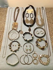 Vintage Nine West, Nicole Miller, Grunge,Industrial, Punk Rock Mixed Jewelry Lot - Picture 1 of 15
