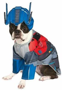 TRANSFORMERS OPTIMUS PRIME PET DOG COSTUMES SIZE SMALL MED & LARGE NEW 