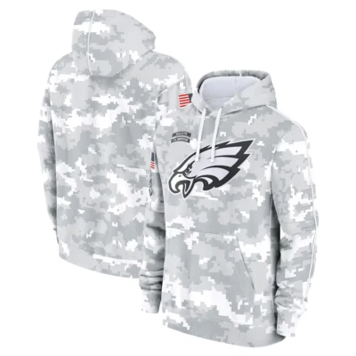 Lo más nuevo Philadelphia Salute to Service Sideline Therma Pullover Sudadera con capucha Foto 1 de 4