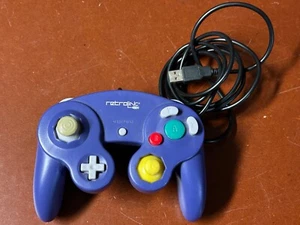 Retrolink GameCube Style Wired PC USB Controller Purple - Picture 1 of 3