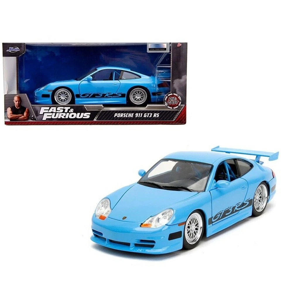 Jada 1/24 F&F Porsche 911 GT3 RS – Bleu - 32667 - Photo 1/1