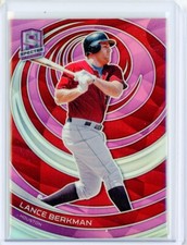 2023 Panini Chronicles Spectra LANCE BERKMAN Houston Astros Pink Prizm 1/17 1/1