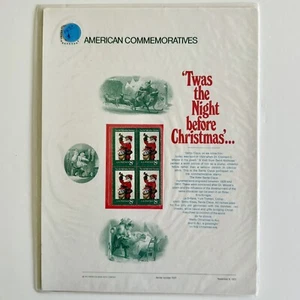 1972 USPS American Commemoratives Panel/Christmas Stamp/4 Block 8c/SEALED/#1252 - Picture 1 of 2