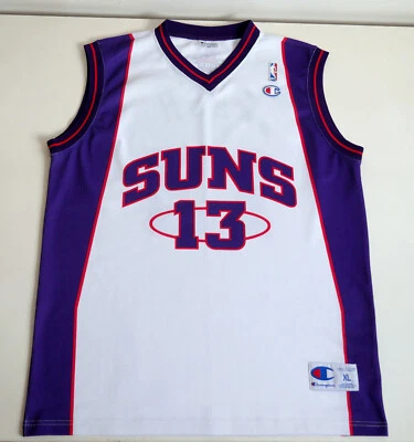 Camiseta deportiva Phoenix Suns #13 Steve Nash campeón de la NBA talla adulto XL Foto 1 de 4