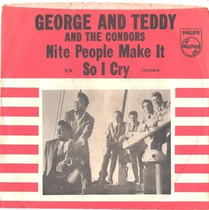 GEORGE AND TEDDY/CONDORS-PICTURE SLEEVE+45-(NITE PEOPLE MAKE IT)--PS--PIC--SLV - Picture 1 of 2