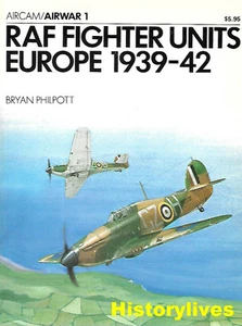 Osprey Aircam/Airwar 1 RAF Kampfflugzeugeinheiten Europa 1939-42 Britisch UK Zweiter Weltkrieg - Bild 1 von 1