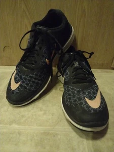 Women's Size 9.5 - Nike FS Lite Run 3 Print Blue and Black BB - Picture 1 of 10