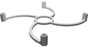 Frame for Syma X1 Quadcopter - Spiral Arm Micro Design - PLA 3D Printed - Imagen 1 de 3