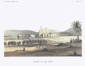 1853 (1856) "Mission of San Diego"" - Picture 1 of 1