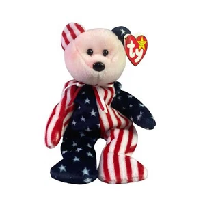 Peluche americano vintage TY The Original Beanie Baby oso de peluche con etiquetas - Imagen 1 de 11