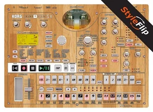 Recubrimiento Korg Electribe SX ESX-1 | Madera #5 | Calcomanía protectora | StyleFlip Skins - Imagen 1 de 1