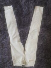 Massimo Dutti WHITE BEIGE Skinny Fit  Jeans  EUR size 36 WORN ONCE SEE ALL PICS