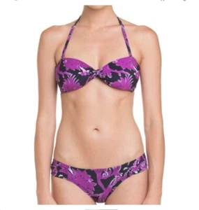 NUEVO CON ETIQUETAS $250 TORY BURCH MALLORCA TALLA M BANDEAU TOP & TALLA XS BOTTOM - Imagen 1 de 3