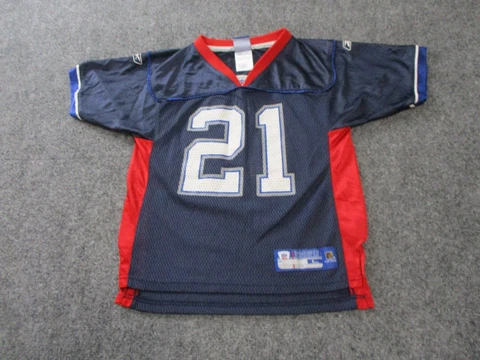 Willis McGahee Buffalo Bills Jersey Boy's Large 7 Blue Reebok Youth Kids NFL Cover