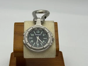 Remington 38-168 ChromaGlo Silver Tone Quartz Analog Unisex Key Chain - Picture 1 of 4