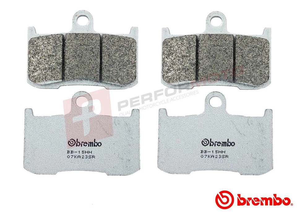 Brembo SR Full Set Road/ Track Brake Pads fits TRIUMPH 675 Street Triple R 09-12 - Image 1 of 1