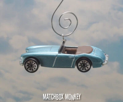 '63 Austin Healy 3000 MKII Sports Car Christmas Ornament 1/64 Convertible Cabrio - Image 1 of 4