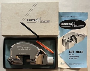 Vintage Dexter Mat Cutter in Original Box w/ Blades & Instructions New NIB - Picture 1 of 22