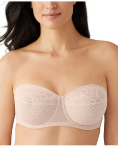 New! $74 Wacoal 854310 Visual Effects Strapless Minimizer Underwire Bra Sz 38DD - Picture 1 of 2