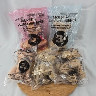 5-TACO BELL Applause Talking Chihuahua Plushies Yo Quiero Dogs- Read - Image 1 of 4