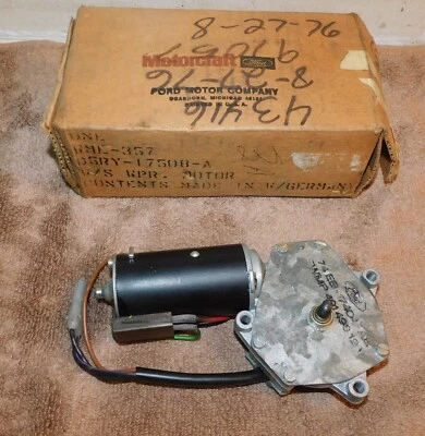 1975 1976 1977 1978 Mercury Capri GT S Ghia NOS BACK WINDOW WIPER MOTOR - Image 1 of 4