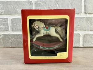 Carlton Cards 1993 Heirloom Collection Rocking Horse Fun Christmas Ornament - Picture 1 of 7